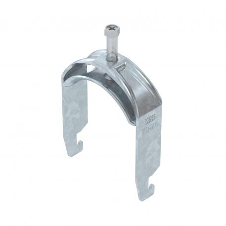 Bride de fixation 2056 pied U, simple, plaque de pression en métal, FT 70 | 76 | 5