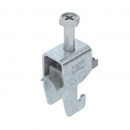 Bride de fixation 2056 pied U, simple, plaque de pression en matière plastique, FT 8 | 12 | 3