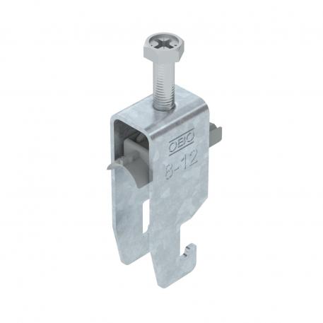 Bride de fixation 2056 pied U, double, plaque de pression en matière plastique, FT 8 | 12 | 3