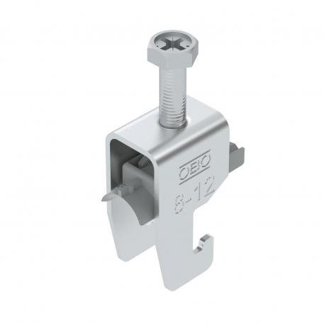 Bride de fixation 2056 pied U, simple, plaque de pression en matière plastique, Al 8 | 12 | 2