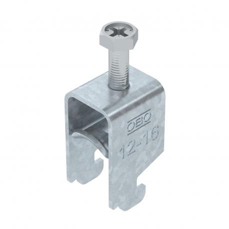 Bride de fixation 2056 pied N, simple, plaque de pression en métal, FT 12 | 16 | 3