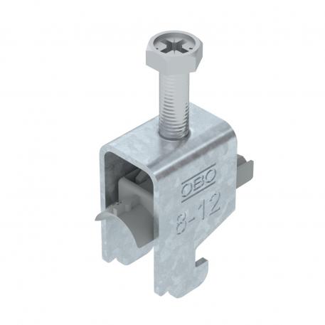 Bride de fixation 2056 pied N, simple, plaque de pression en matière plastique, FT 8 | 12 | 3