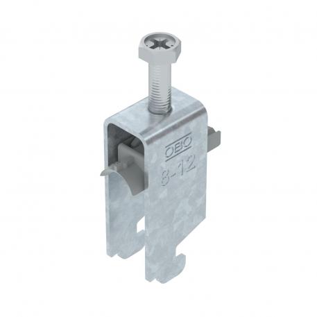 Bride de fixation pied N double, plaque de pression en matière plastique, FT