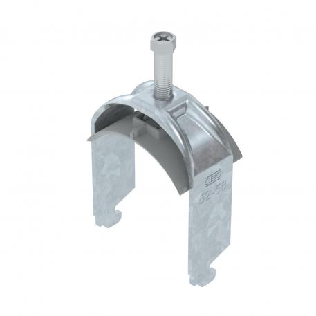 Bride de fixation 2056 pied N, simple, plaque de pression en matière plastique, FT 52 | 58 | 5