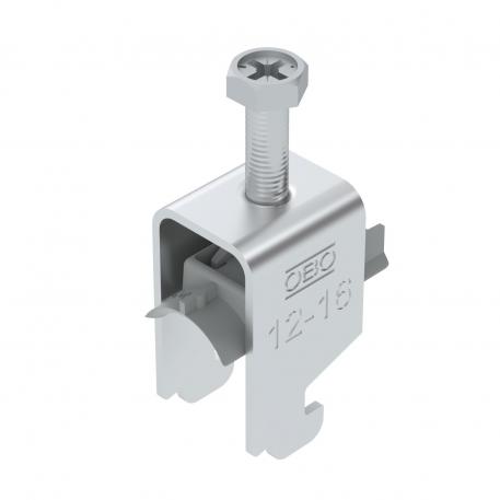 Beugelklem 2056 N-voet, enkelvoudig, kunststof drukwand, AI 12 | 16 | 2