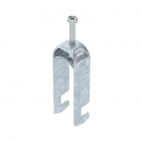 Bride de fixation pied F double, plaque de pression en métal, FT