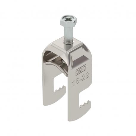 Bride de fixation 2056 pied F, simple, plaque de pression en métal, A2 16 | 22 | 3