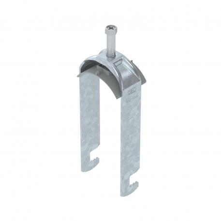 Beugelklem 2056 F-voet, 2-voudig, kunststof drukwand, FT 46 | 52 | 5