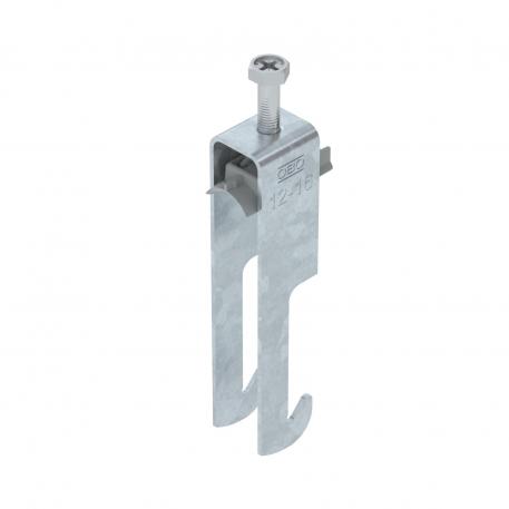 Bride de fixation 2056 pied W, double, plaque de pression en matière plastique, FT 12 | 16 | 3