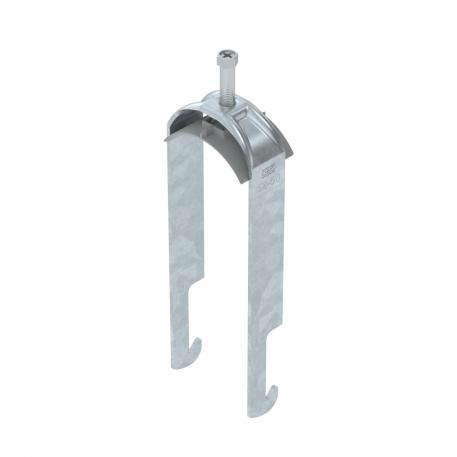 Beugelklem 2056 W-voet, 2-voudig, kunststof drukwand, FT 52 | 58 | 5