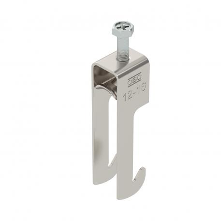 Bride de fixation 2056 pied W, simple, plaque de pression en métal, A2 12 | 16 | 3