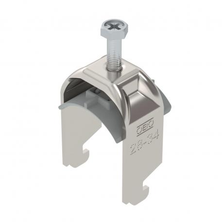 Bride de fixation 2056 pied N, simple, plaque de pression en matière plastique, A2 28 | 34 | 3