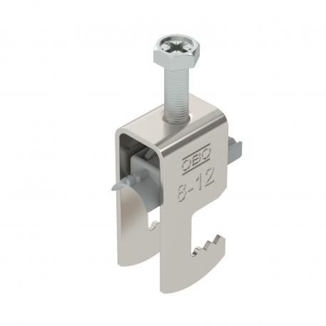 Bride de fixation 2056 pied F, simple, plaque de pression en matière plastique, A2 8 | 12 | 3