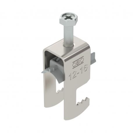 Bride de fixation 2056 pied F, simple, plaque de pression en matière plastique, A2 12 | 16 | 3