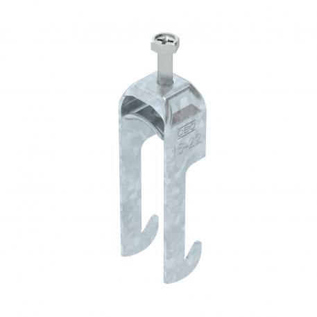 Bride de fixation 2056 pied W, simple, plaque de pression métallique, FT 16 | 22 | 3