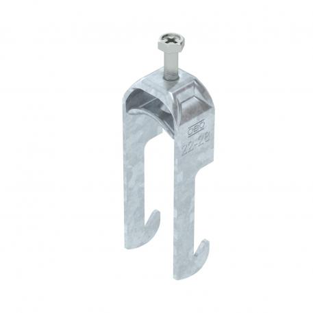 Bride de fixation 2056 pied W, simple, plaque de pression métallique, FT 22 | 28 | 3