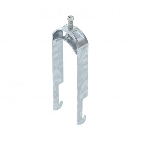 Bride de fixation 2056 pied W, double, plaque de pression métallique, FT 52 | 58 | 5