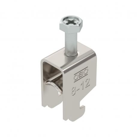 Bride de fixation pied N simple, plaque de pression en métal, A2 8 | 12 | 3