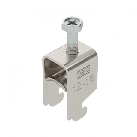 Bride de fixation pied N simple, plaque de pression en métal, A2 12 | 16 | 3