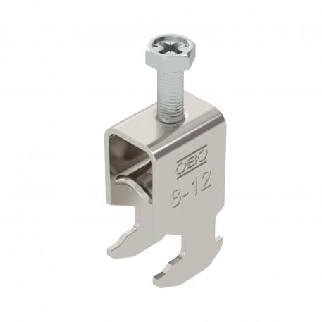 Bride de fixation 2056 pied H, simple, plaque de pression métallique, A4 8 | 12 | 3