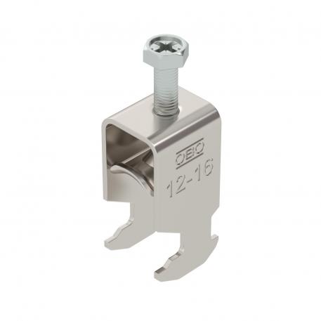 Bride de fixation 2056 pied H, simple, plaque de pression métallique, A4 12 | 16 | 3