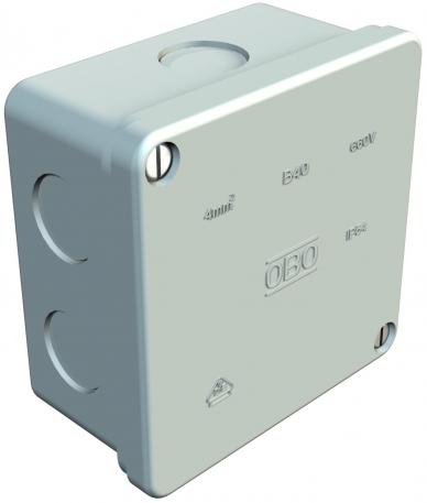Kabeldozen B 40 M, zonder schroefdraad 78x78x43 | 7 | IP54 | lichtgrijs; RAL 7035