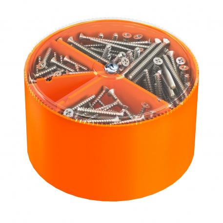 Apparaatschroeven voorraadbox voor inbouw-/hollewanddoos 