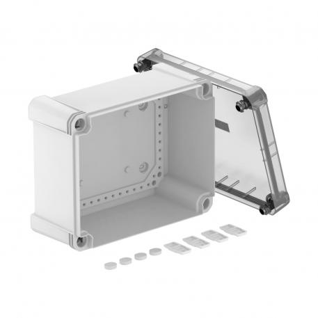 Lege kabeldoos X16 227x177x110 |  | IP67 | grijs / transparant