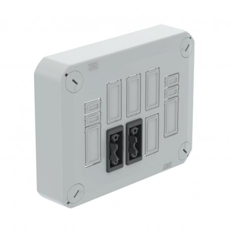 Couvercle enfichable, équipé, OBO GST18  | 2 |  | 