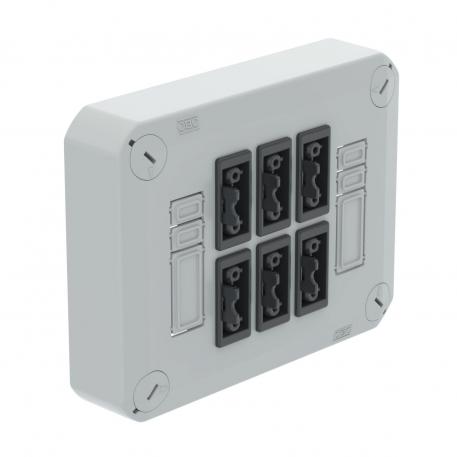 Couvercle enfichable, équipé, OBO GST18  | 6 |  | 