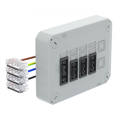 Couvercle enfichable, équipé, OBO GST18  | 3 | 1 | 