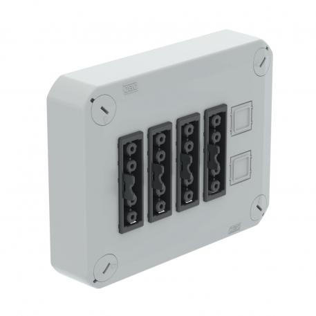 Couvercle enfichable, équipé, OBO GST18  |  |  | 4