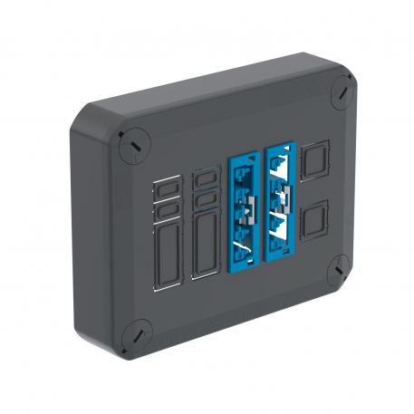 Couvercle enfichable, équipé, OBO WINSTA MIDI  |  |  | 