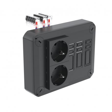 Couvercle enfichable, équipé, Modul 45  |  |  | 