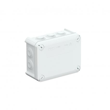 Boîte de dérivation T 100, embout à tétine 136x102x57 | 10 | IP66 | 10 x M25 | blanc pur; RAL 9010