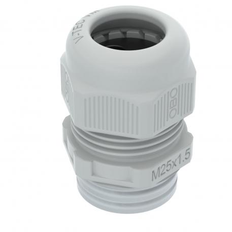 Wartel, metrische schroefdraad met meervoudig dichtingsinzetstuk, lichtgrijs 2 |  | M25 x 1,5 | ja | lichtgrijs