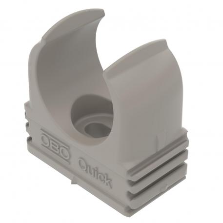 Quick-klem, vlamvertragend, steengrijs M20