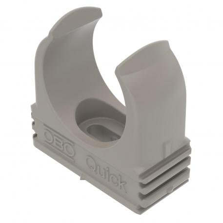 Quick-klem, vlamvertragend, steengrijs M25