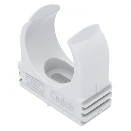 Quick-klem, vlamvertragend, helder wit M25