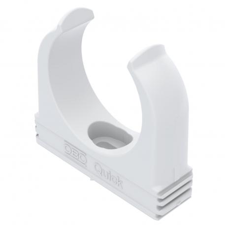 Quick-klem, vlamvertragend, helder wit M40