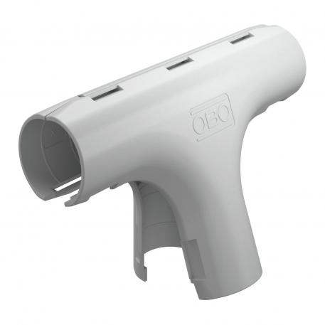 Quick-Pipe T-stuk, lichtgrijs