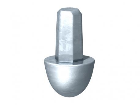 Slagpunt voor aardingsstaaf OMEX