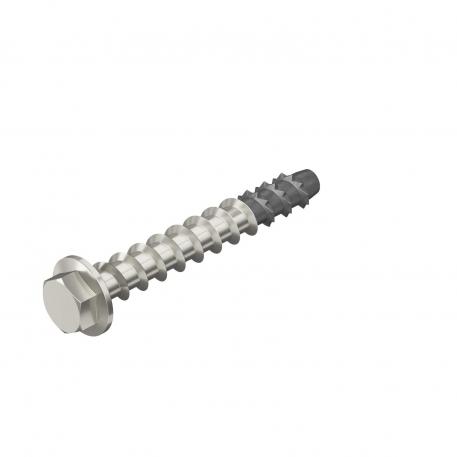 Vis d'ancrage hexagonale MMS-plus SS, avec rondelle pressée, en acier inoxydable A4, taille 10