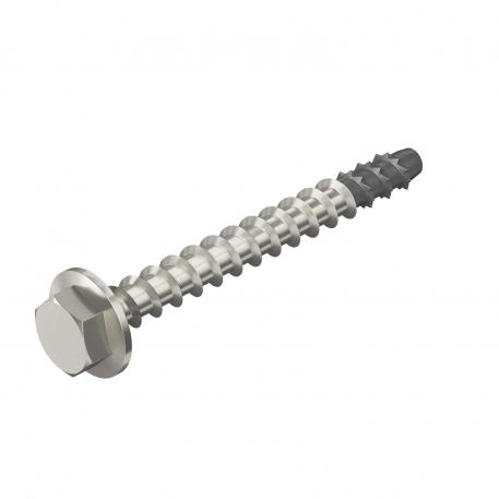 Vis d'ancrage hexagonale MMS-plus SS, avec rondelle pressée, en acier inoxydable A4, taille 12
