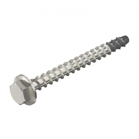 Vis d'ancrage hexagonale MMS-plus SS 12x120, avec rondelle pressée, en acier inoxydable A4 120 | 12x120 | 10 | 22 | 15 | tête hexagonale