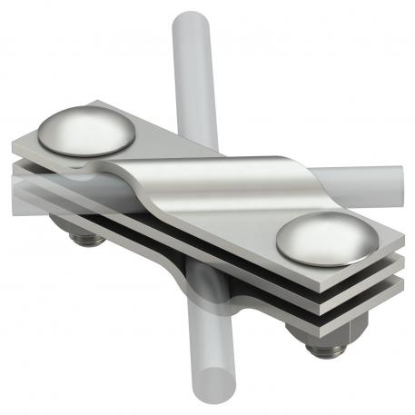 Diagonale klem voor vlakke en ronde geleiders VA Rd 8-10