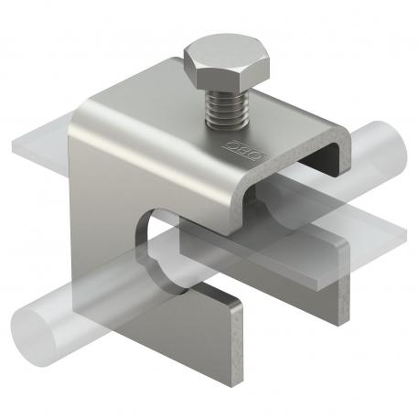 VARIO aardingsklem voor wapeningsstaal  | FL30x5 x Rd8-14 | 