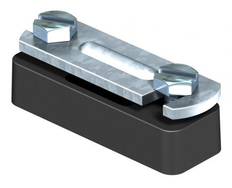 Afstandshouder voor platte geleider, met polyamide bodemdeel