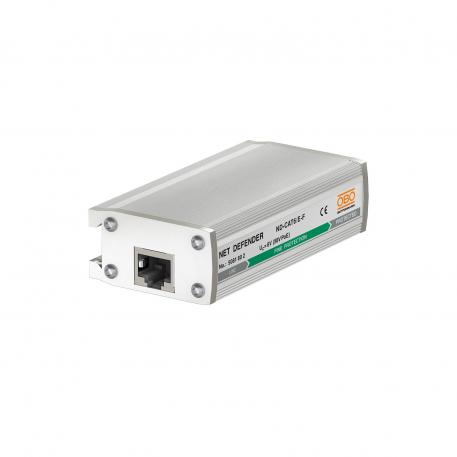 Parasurtenseur pour réseau haut débit jusqu'à 1 Gbit (classe ND-CAT6/E-F) 8 | Protection fine, 8 fils + blindage |  | 58 | RJ45 8(8)