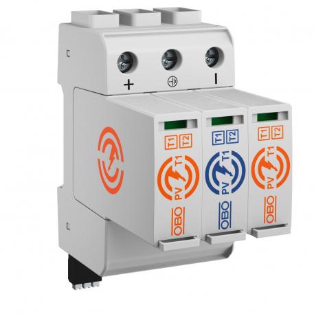 PV combination arrester 1,100 V with remote signalling

 Overige | IP20